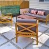 Iksun Teak LA 4pcs Teak Seating Set Chair