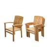 Teak Stacking Dining Arm Chair