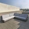 Ventura Deep Seating Teak Sectional with Cushion